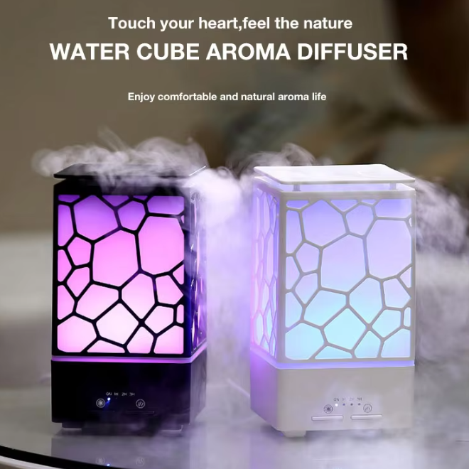 Wholesale 2 Pcs of Essential Oil Ultrasonic Humidifier Wooden Aromatherapy Diffuser